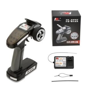 Flysky FS GT2E AFHDS 2A 2.4ghz 2 Channel Radio System Transmitter with FS A3 Receiver Best RC Car Radio System
