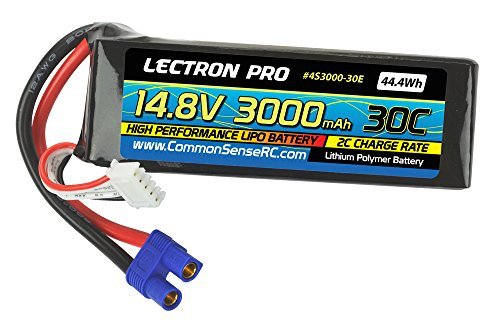 Common Sense RC Lectron Pro 14.8V 3000mAh 30C Lipo Battery