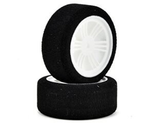 Contact RC Tires 26mm 1/10 Nitro Sedan Foam Front Pair White 35 Shore