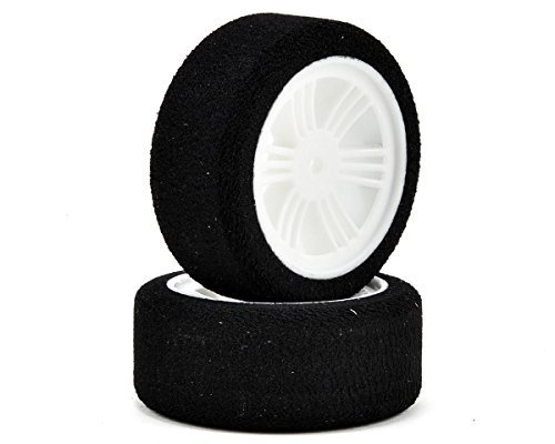 Contact RC Tires 26mm 1/10 Nitro Sedan Foam Front Pair White 35 Shore