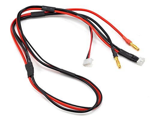 ProTek RC Plane Explosion Proof Balance Charge Lead 2S to 4mm Banana with 4S Adapter PTK 5319