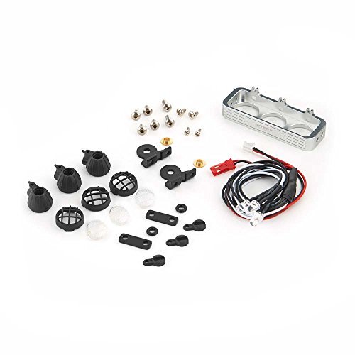 Integy RC Realistic Spot Light Set 3 LED for 1/10 1/8 1/5 Scale Perfect for Realistic RC Fire Truck