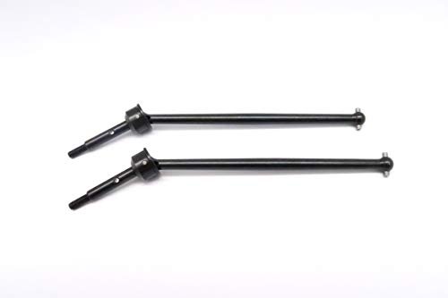 Team Mini 8ight T Truggy Upgrade Parts Steel 45 Front Rear CVD Drive Shaft 1Pr Set Black