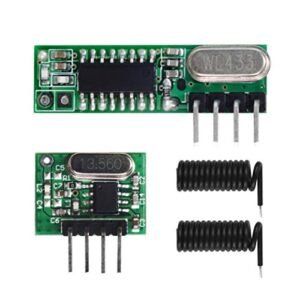 QIACHIP WL101 WL102 433Mhz RF Wireless Module Superheterodyne Receiver Transmitter Kit for Decoding and Sending 433mhz RF Codes with Arduino and RC Switch