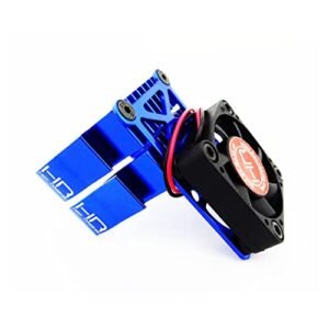 Hot Racing MH550TE06 Blue Multi Mount Fan Heat Sink 36mm Motors for Racing RC Trucks