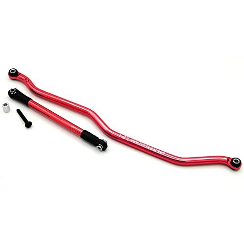 Hot Wheels Nissan Leaf Nismo RC 02 Red Aluminum Fix Link Steering Rod by Hot Racing for Axial Models