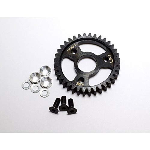 Hot Racing Srvo436 Heavy Duty 36T 1.0m Steel Spur Gear for Hot Wheels RC Camaro ZL1
