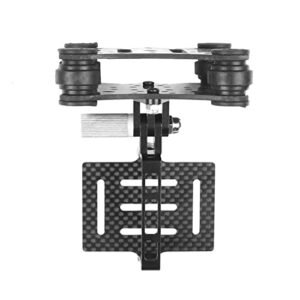 QWinOut FPV Gimbal Camera Mounts with Anti Vibration Plate for GoPro Hero 9 RC Car Carbon Fiber Shock Absorber Damping PTZ