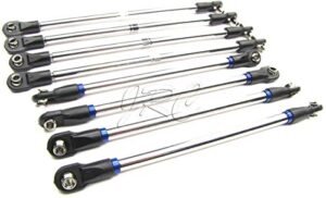 Traxxas NITRO REVO 3 3 RC Truck Push Turnbuckles Steel Toe Links 8 PCS 5309 Replacement Parts