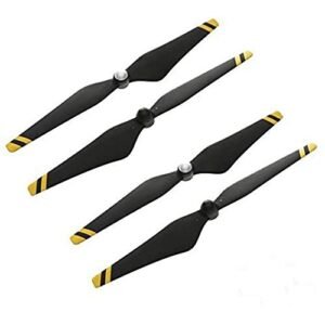 Xbox Series X RC Willey DJI Phantom 2 3 Series Carbon Fiber Propellers 24 x 12 7cm 2 Pack Black with Yellow Stripes