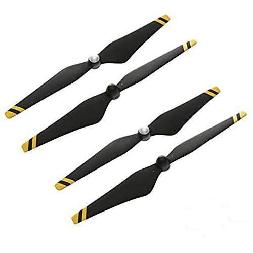 Xbox Series X RC Willey DJI Phantom 2 3 Series Carbon Fiber Propellers 24 x 12 7cm 2 Pack Black with Yellow Stripes