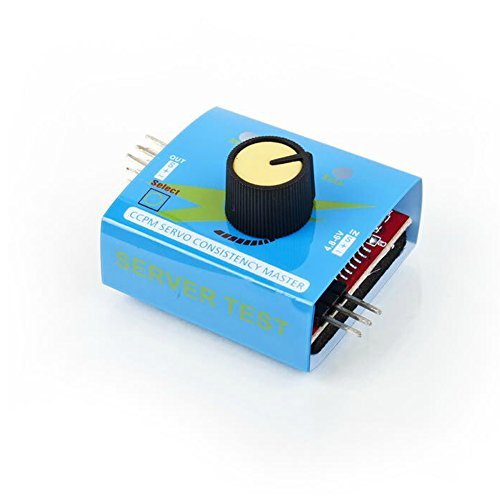 DIYmall RC Servo Tester Circuit 3CH Digital Multi Servo Tester for CCPM Master Speed Controller Checker