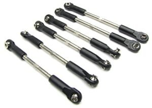 JATO 3.3 TIE ROD TURNBUCKLE SET 5538 5539 CAMBER TOE LINKS TRAXXAS 5507 for Traxxas Revo 3.3 Nitro 4WD RC Monster Truck