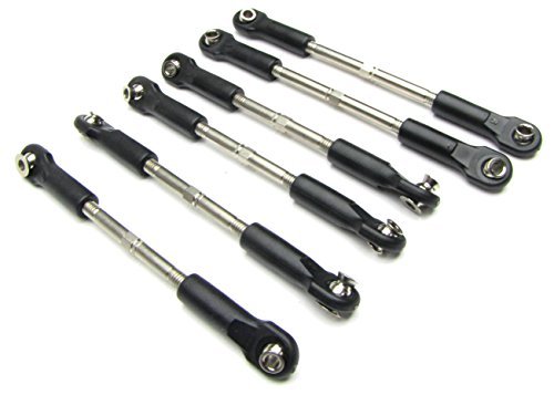 JATO 3.3 TIE ROD TURNBUCKLE SET 5538 5539 CAMBER TOE LINKS TRAXXAS 5507 for Traxxas Revo 3.3 Nitro 4WD RC Monster Truck