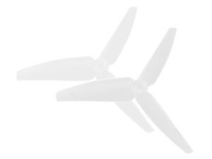 KTM RC 200 Engine Compatible Microheli Plastic 3 Blade Propeller 82mm Tail Blade White for BLADE 200 SRX 200 S