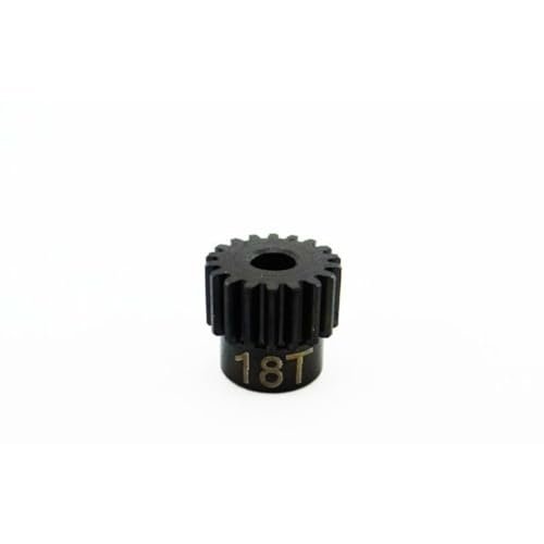 Hot Racing CSG18M05 18t 0.5 Mod Hardened Steel Pinion Gear 1/8 Bore for Hot Wheels RC Nitro