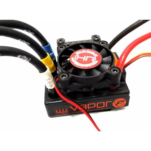 Hot Bodies RC Tires Compatible Hot Racing ESC303G01 ESC Cooling Fan with Adjustable Carbon Fiber Base