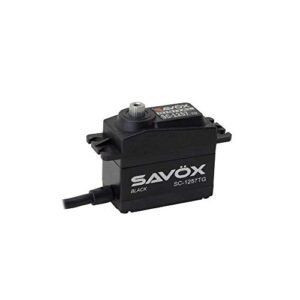 Savox SC 1257TG High Speed Coreless Motor Digital Servo for 1.20 Size RC Airplanes Black Edition