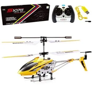 Cheerwing S107 S107G Phantom 3CH 3.5 Channel Mini RC Helicopter with Gyro System Yellow