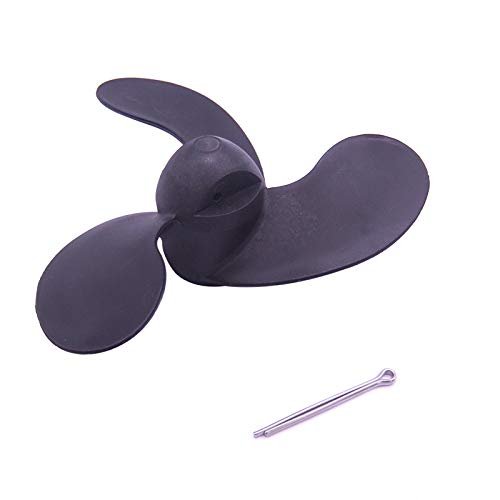BRP RC Tires F6 309641060M Plastic Propeller for Tohatsu Nissan 2.5HP 3.5HP Mercury Mariner 3.3HP Evinrude Johnson OMC BRP 3.3HP Outboard Motor 7.4 Diameter