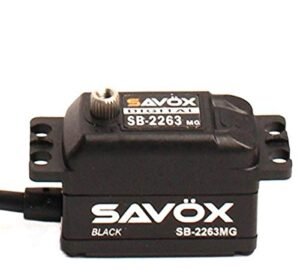Savox SB 2263MG Be High Speed Brushless Motor Metal Gear Low Profile Digital Servo Black Edition Perfect for Profile RC Plane Plans