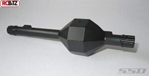 SSD RC Diamond Front Axle Black Upgrade for Wraith Diamond RC Planes