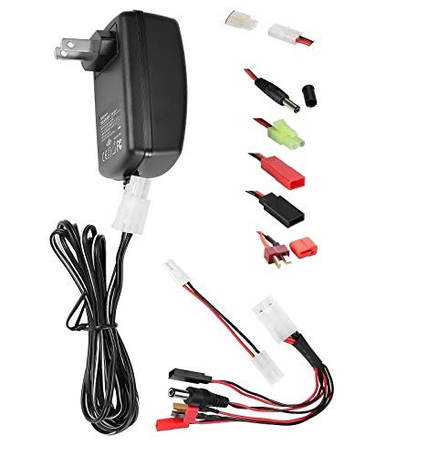 Szwisechip Delta RC Peak Detection Battery Charger for NiMH NiCd 3.6V to 10.8V Airsoft RC Cars Trucks Air Guns and Airplanes