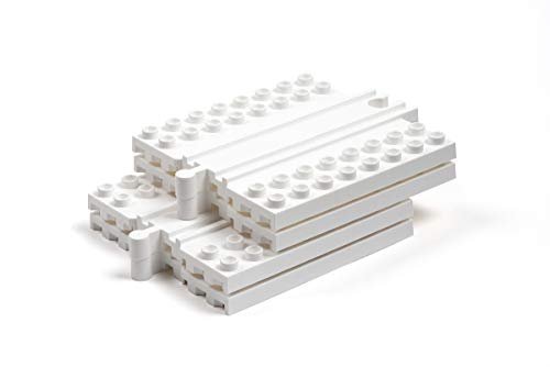 Dreamup Toys Wooden RC Boat Hull 8x8 Straight White 4 Pack
