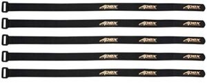 Apex RC Products 5 Pack 20mm x 500mm Straps for Lipo Batteries Camera Straps 3053 Perfect for RC Willey Hours Sunday