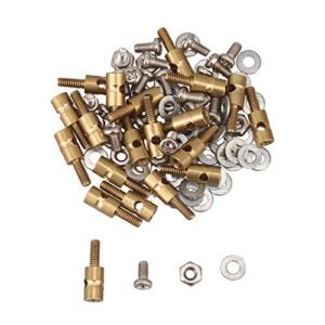 BQLZR Aileron Linkage RC Airplane Adjustable Servo Horn Link Stopper with Screws Nuts and Gasket