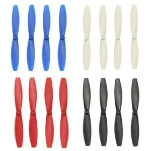 Anbee Giant RC Cargo Plane Propellers 4 Colors Combo for Parrot Minidrones Pack of 4 Sets Blue Red White Black