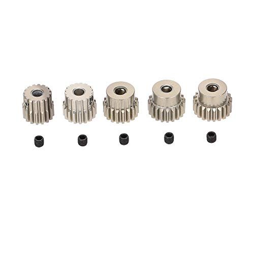 GoolRC 48DP 3.175mm 16T 17T 18T 19T 20T Pinion Motor Gear for S&W RC Fuel 1/10 RC Car Brushed Brushless Motor