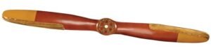 Sporty's Hand Painted Vintage Wooden RC Airplane Propeller 4 Feet Long for Vintage Plane Enthusiasts