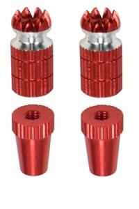 Apex RC Products Red Aluminum Gimbal Stick Ends for Futaba Spektrum DX6 DX7S DX8 DX9 Taranis X9D TX Transmitters Perfect for RC Hobby Austin TX Enthusiasts