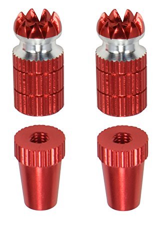 Apex RC Products Red Aluminum Gimbal Stick Ends for Futaba Spektrum DX6 DX7S DX8 DX9 Taranis X9D TX Transmitters Perfect for RC Hobby Austin TX Enthusiasts