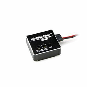 HobbyStar HS 400 Gyro Adjustable Stability Control System with Drift Assist in Black