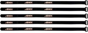 Apex RC Products 5 PACK 16mm x 400mm Straps Lipo Battery Camera Straps 3042 Compatible with Great Planes RealFlight RC Flight Simulator G3 5