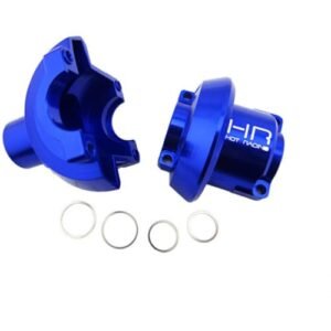 Hot Racing RVO11L06 CNC Aluminum Outer Diff Case Blue Revo for Hot Wheels Transforming Rhinomite RC