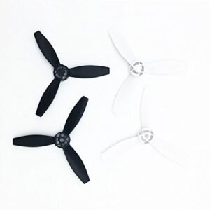 Anbee Giant Scale RC Propellers 4pcs Plastic Props Rotor for Parrot Bebop 2 Drone Quadcopter Black and White