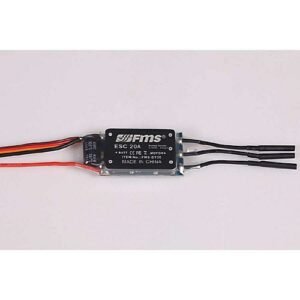 FMS 20A ESC for 800mm Warbirds Compatible with Delray RC Field Air Field Equipment and Electronics