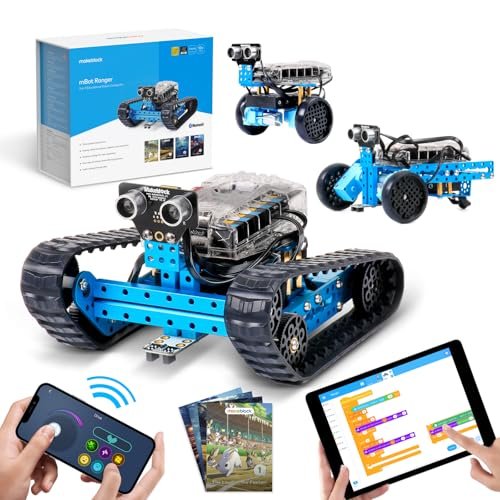 Makeblock mBot Ranger 3 in 1 Robotics Kit Build Your Own Arduino RC Car from Scratch for Kids Age 8-12 STEM Learning Toy