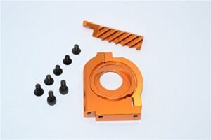 HPI RC Parts Online Aluminum Motor Heat Sink Mount Orange 1 Set for HPI Racing RS4 Sport 3 Flux