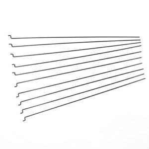 10 Pack 1.2mm x 180mm Steel Z Push Pull Rods Essential Parts of an RC Plane for Airplane and Boat Models