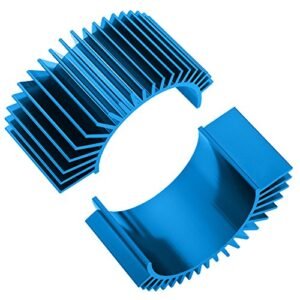 HobbyPark 2 Pack Aluminum Electric Motor Heat Sink Cooling Fins for RS540 550 540 3650 Size RC Parts with RC Electric Motor Calculator Compatibility