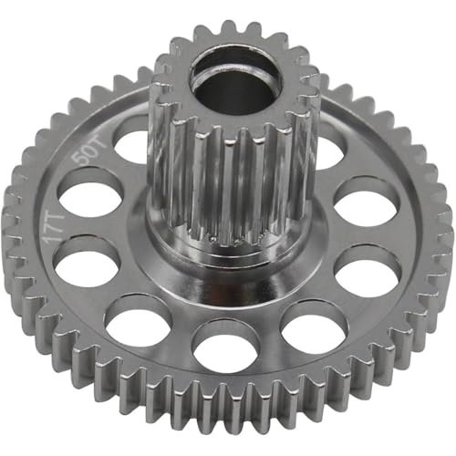Hot Racing TLB1750 Aluminum Counter Gear 17 50t for Hornet F1 RC Boat and Tamiya Models