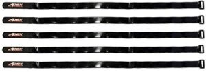 Apex RC Products 5 Pack 16mm x 500mm HD Rubberized Battery Straps for Vin RC Hobbies
