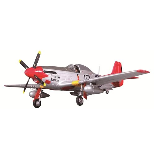 FMS RC Planes for Adults PNP RC Planes Meaning 1400mm P51 Mustang Red Tail V8 6CH Remote Control Airplane with Flaps