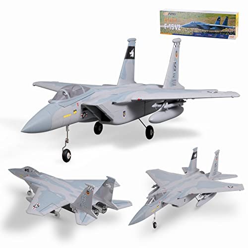 Fms Rc EDF Jets RTF 64mm F15 Eagle V2 Ducted Fan Sport Jet 4 Channel Remote Control Airplane Ready To Fly