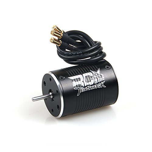 Tenshock RC906 2400KV 6 Pole Brushless Motor for 1/14 Scale RC Semi Trucks and 1/10 Axial Wraith Crawler