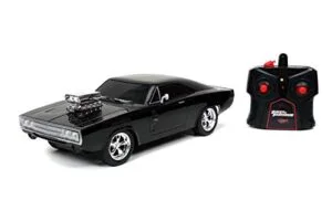 Jada Toys Fast and Furious RC Car Mods 1970 Dodge Charger RT 1 16 Scale Remote Control Car Glossy Black 97584